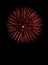 Fireworks background. Red fireworks, holidays background, New Year
