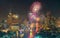 Fireworks` Bangkok New Year 2016, Thailand