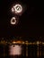 Fireworks in Birzebugga, Malta. Colorful firewotks on night time with reflections in the water. Birzebugga, Malta