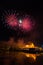 Fireworks celebrate the New Year 2018 at Rajapruek Royal Park, C