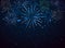 Fireworks on dark background