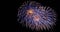 Fireworks display at bonfire 4th of November celebration, Kenilworth Castle, UK.