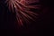 fireworks effect on dark sky background, abstract firework