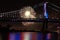 Fireworks Exploding Near Ben Franklin Bridge Philadelphia PA on July 4th