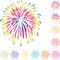 Fireworks, Explosion in Color, Fireworks Background