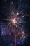 Fireworks in a galaxy