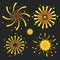 Fireworks icons set