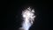 Fireworks illuminated the night sky video