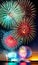 Fireworks illustration Artificial Intelligence artwork generated
