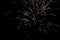 Fireworks, and light in the darkness, the abstract background