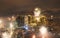 Fireworks and Manila city skyline