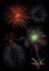 Fireworks montage fourth of july