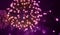 Fireworks multi-colored glare