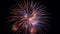 fireworks in the night sky during a Fourth of July celebration, AI-Generated