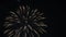 fireworks in the night sky suitable for July 4th or New Years celebrations. Slow motion