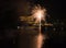 Fireworks over Cheat Lake near Morgantown, WV