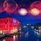 Fireworks over the Grand Canal of Venice