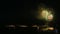Fireworks over the parade of warships Russia