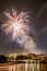 Fireworks over the philadelphia art musuem