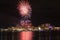 Fireworks Over Potomac River National Harbor Maryland