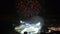 Fireworks over stadium