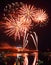 Fireworks in port of Lampedusa