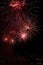 Fireworks in Rhein river, Basel, Switzerland