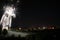 Fireworks at Rothenburg, Bavaria, Germany