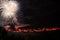 Fireworks at Rothenburg, Bavaria, Germany