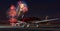 Fireworks show over Cedar City Airport