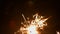 Fireworks sparkler closeup 4k 30fps ProRes (HQ)