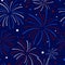 Fireworks and Stars Seamless Pattern