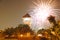 Fireworks in Tainan Anping Lighthouse