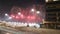 Fireworks at Yas Marina Circuit Red colour