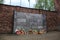 Firing wall, German death camp Auschwitz II
