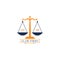 firm logo. Lawyers law or Justice design.