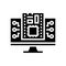 firmware software glyph icon vector illustration