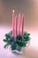 first advent week, candle wreath