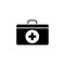 First aid box solid icon
