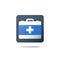 First aid kit, doctor`s bag, medical services, health care policy, healthcare insurance