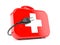 First aid kit with electric cable