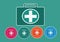 First aid kit icon