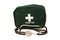 First aid kit and stethoscope