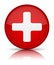 First aid medical button sign