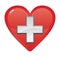 First Aid Medical Symbol In Heart