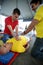 First aid training in cardiac arrest