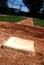 First base on baseball field