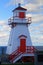 First Built Light House in Newfoundland, Canada on Fort Amherst