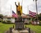 First casting of the statue of King Kamehameha at Kapa`au in Kohala on the island of Hawai`i.