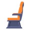 First class soft armchair icon, cartoon style